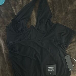 NWT NEVER WORN - Never Ending Glamour Black Mesh Lulu Dress